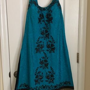 Blue/Black Indian outfit